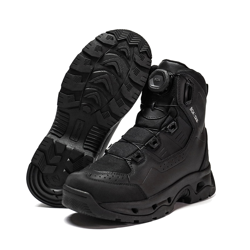सांस लेने योग्य सैंडविच अस्तर वाले पुलिस जूते