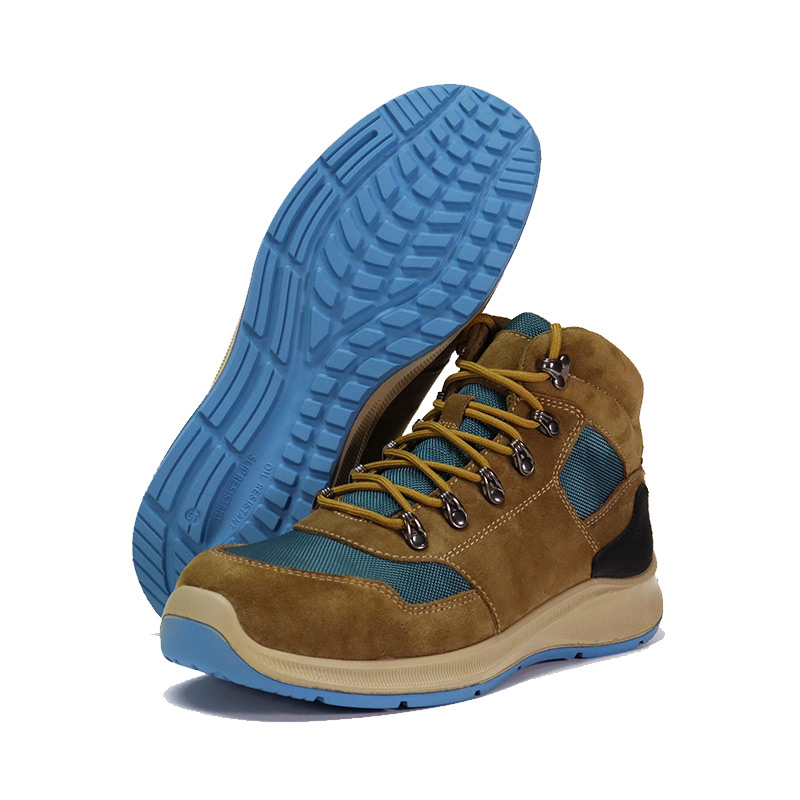 रबर आउटसोल साबर नायलॉन कपड़े से काम करने वाले जूते