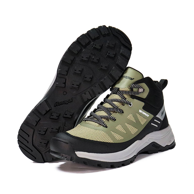 टीपीयू हीट प्रेसिंग फ्लाईनिट अपर ट्रेकिंग शूज़